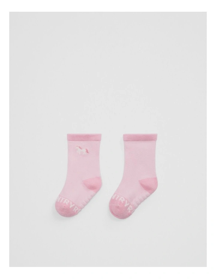 Pony Socks in Playful Pink image 1