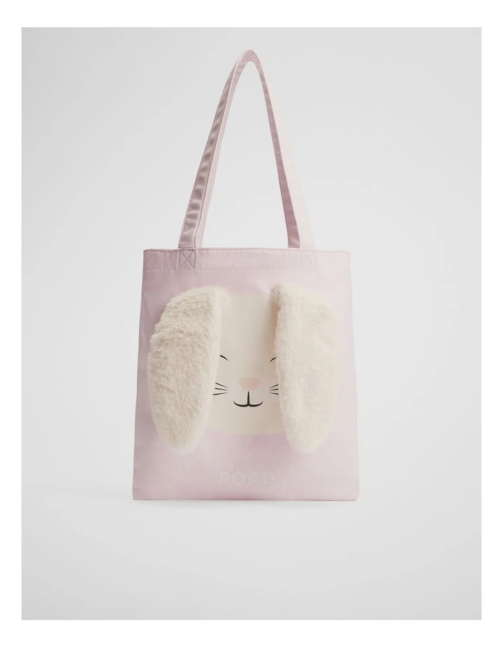 Bunny Mini Tote Bag in Playful Pink image 1