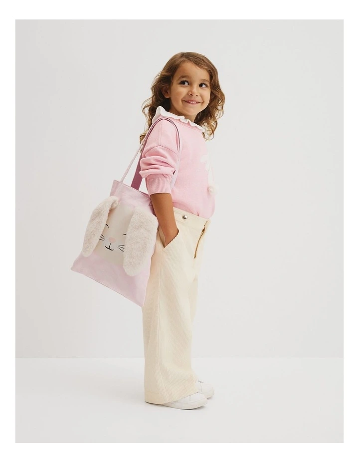 Bunny Mini Tote Bag in Playful Pink image 2