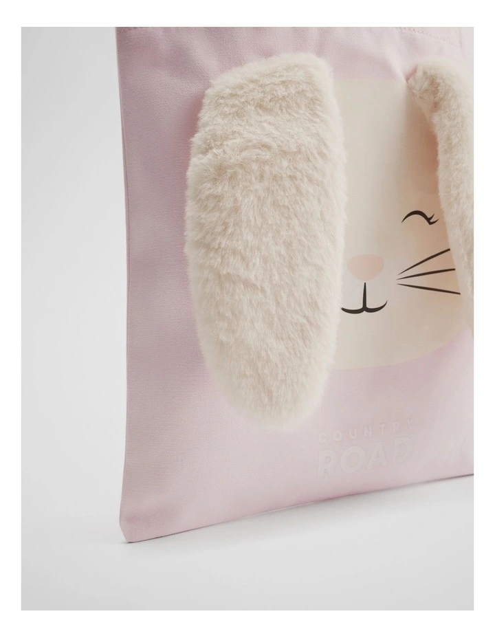 Bunny Mini Tote Bag in Playful Pink image 3