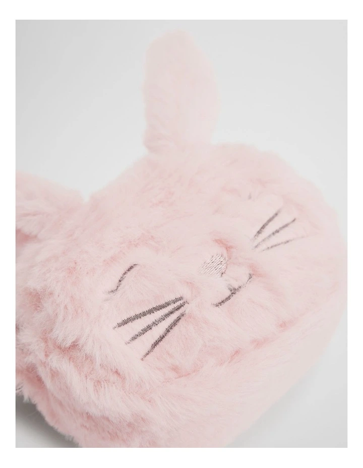 Fur Bunny Pouch in Playful Pink image 2