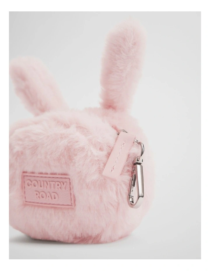 Fur Bunny Pouch in Playful Pink image 3