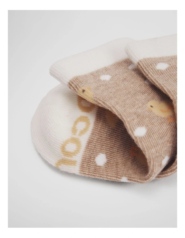 Easter Socks Pack Of 2 in Multi image 2