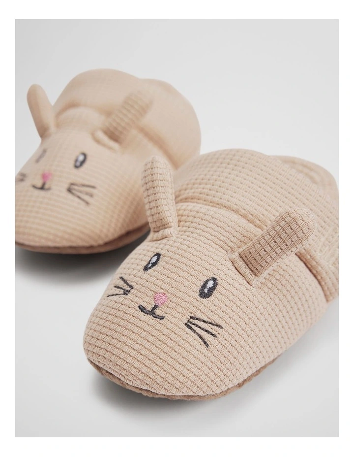 Baby Bunny Bootie in Oatmeal Marle image 3