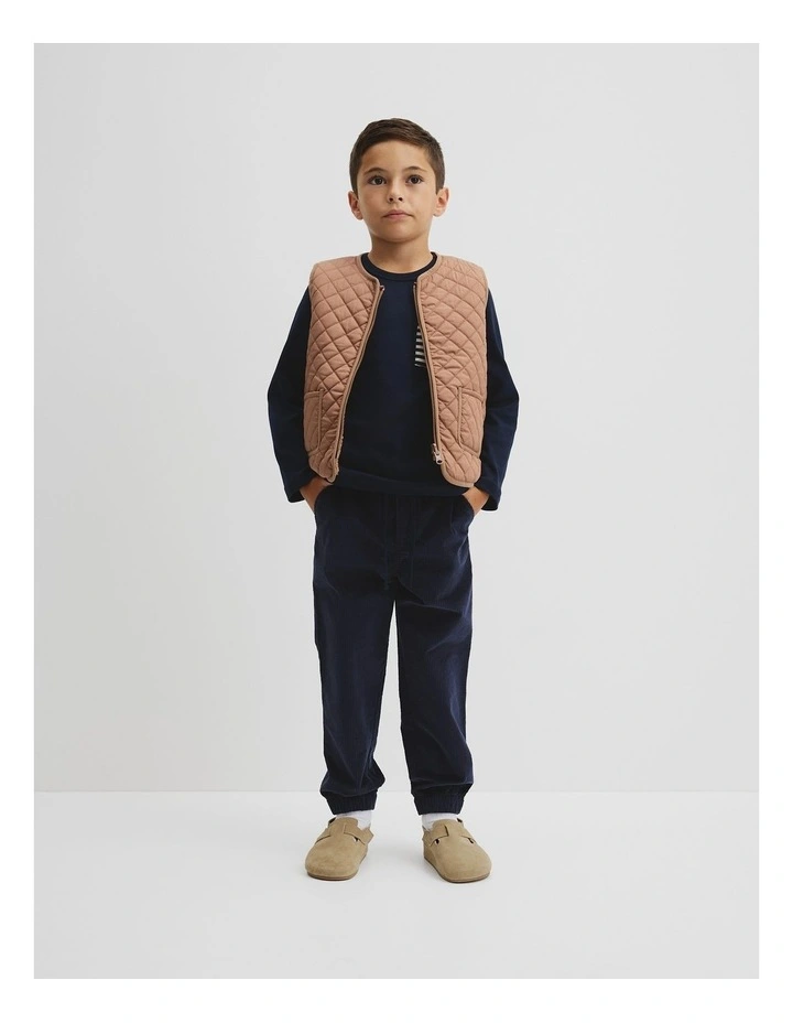 Reversible Gilet in Camel image 1