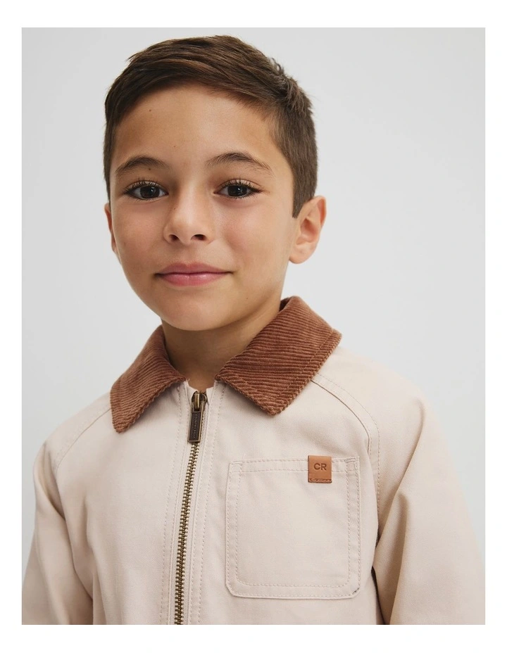 Pocket Detail Jacket in Wafer image 2