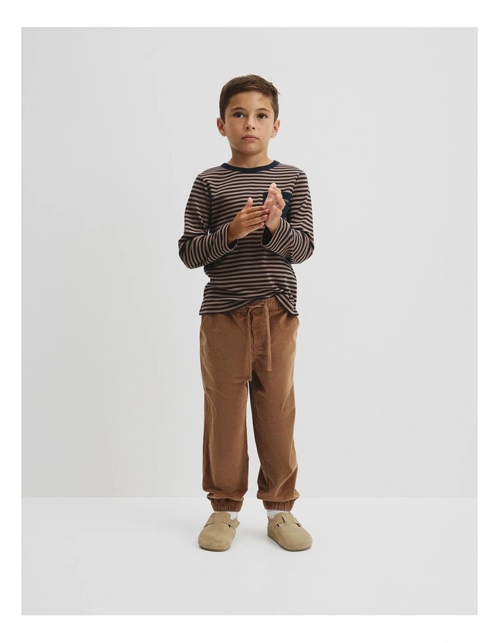 Cord Jogger in Camel image 1