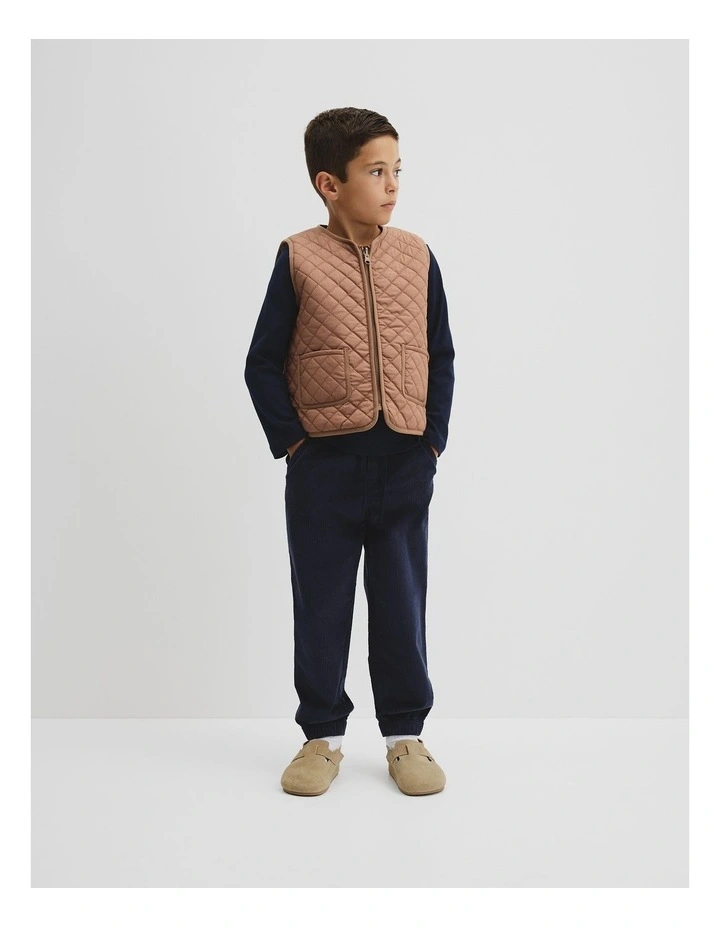 Cord Jogger in Navy image 1