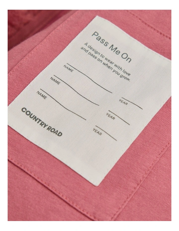 Shearling Jacket in Dusty Rose image 6