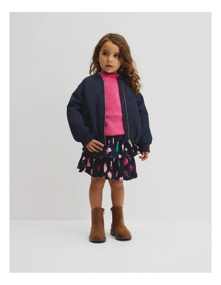 Bomber Jacket in French Navy image 1