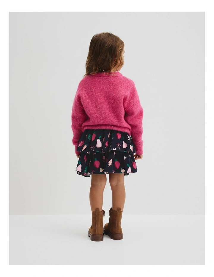 Sequin Fluffy Knit in Rosewood image 3