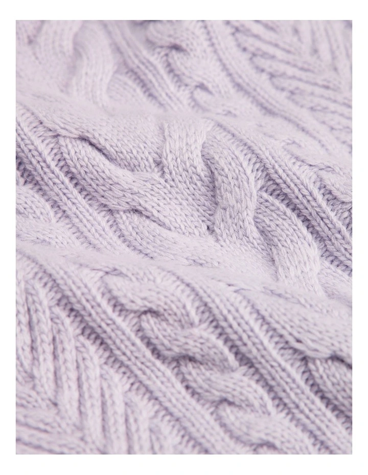 Cable Knit in Lilac image 2