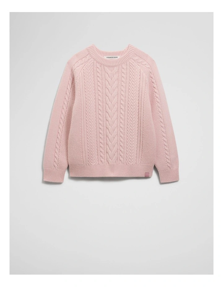 Cable Knit in Mineral Pink image 4