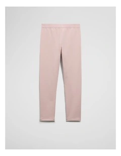 Fleece Lined Legging in Mineral Pink