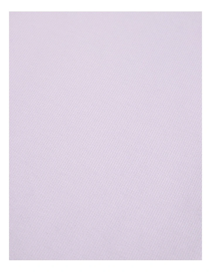 Fleece Lined Legging in Soft Lilac image 2