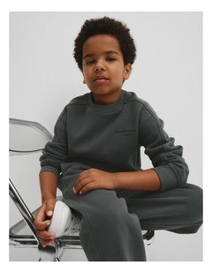 Australian Cotton Modern Sweat in Graphite