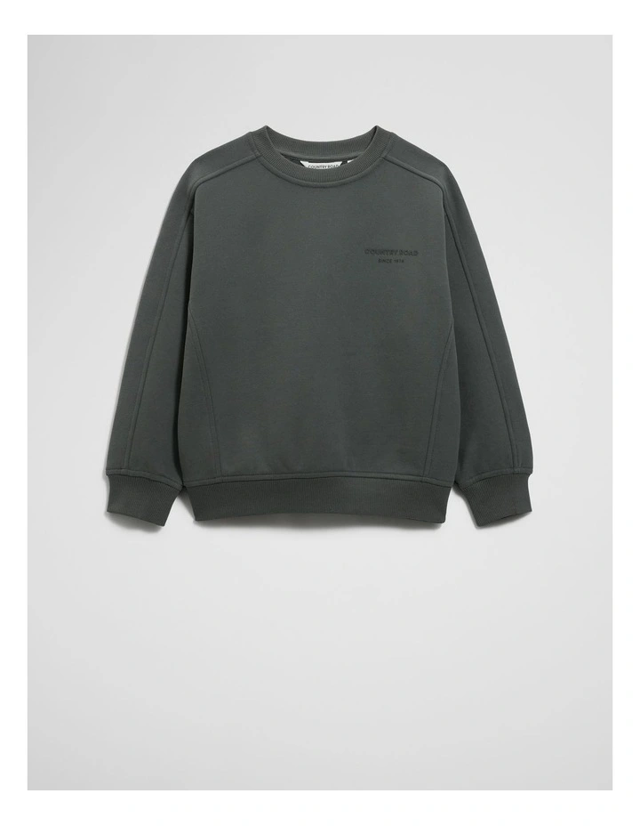 Australian Cotton Modern Sweat in Graphite image 4
