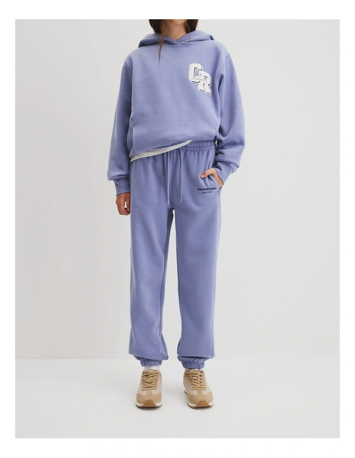 Teen Australian Cotton Modern Track Pant in Porcelain Blue image 2