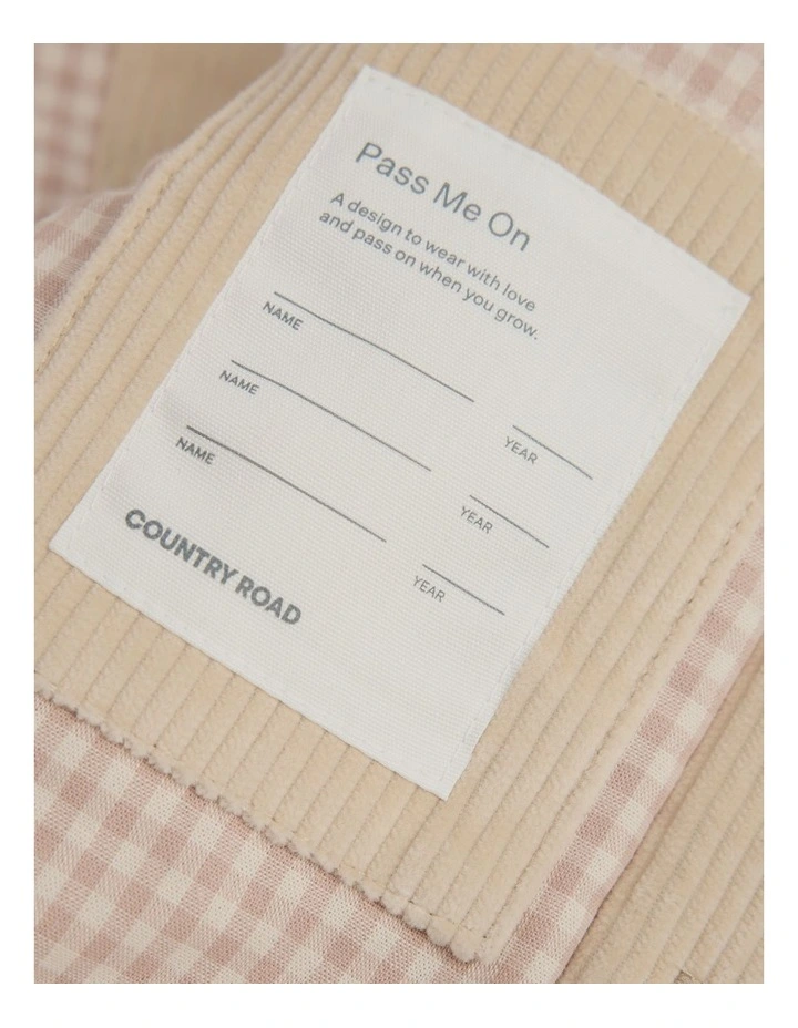 Hooded Cord Jacket in Wafer image 3