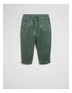 Organically Grown Cotton Corduroy Pant in Forest