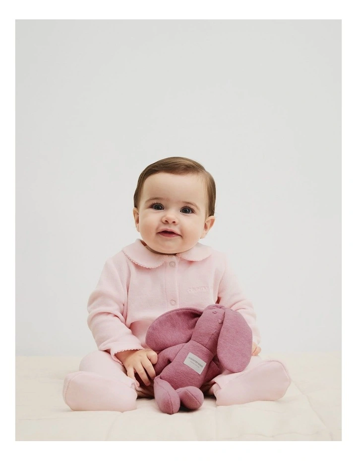 Velour Jumpsuit in Mineral Pink image 1