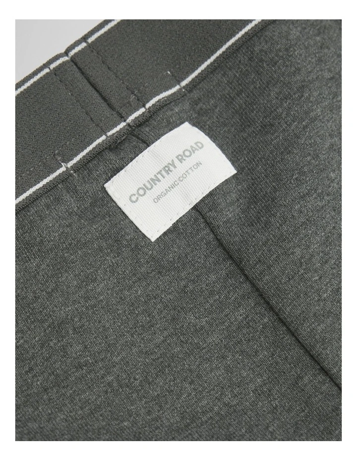 Fleece Lined Legging in Charcoal Marle image 2