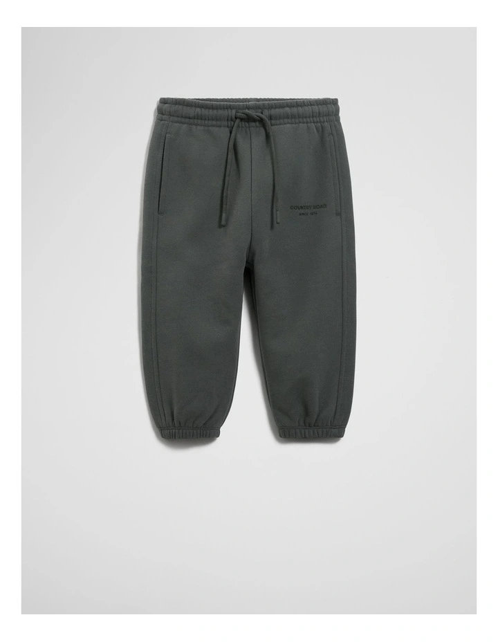 Australian Cotton Modern Track Pant in Graphite image 1