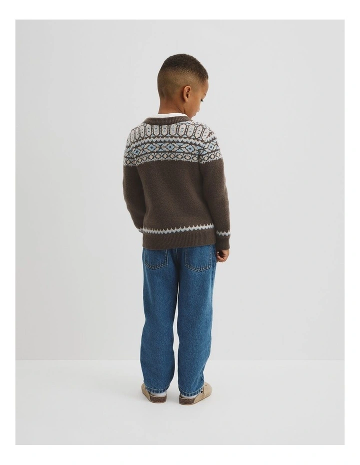 Fair Isle Knit in Cocoa image 4