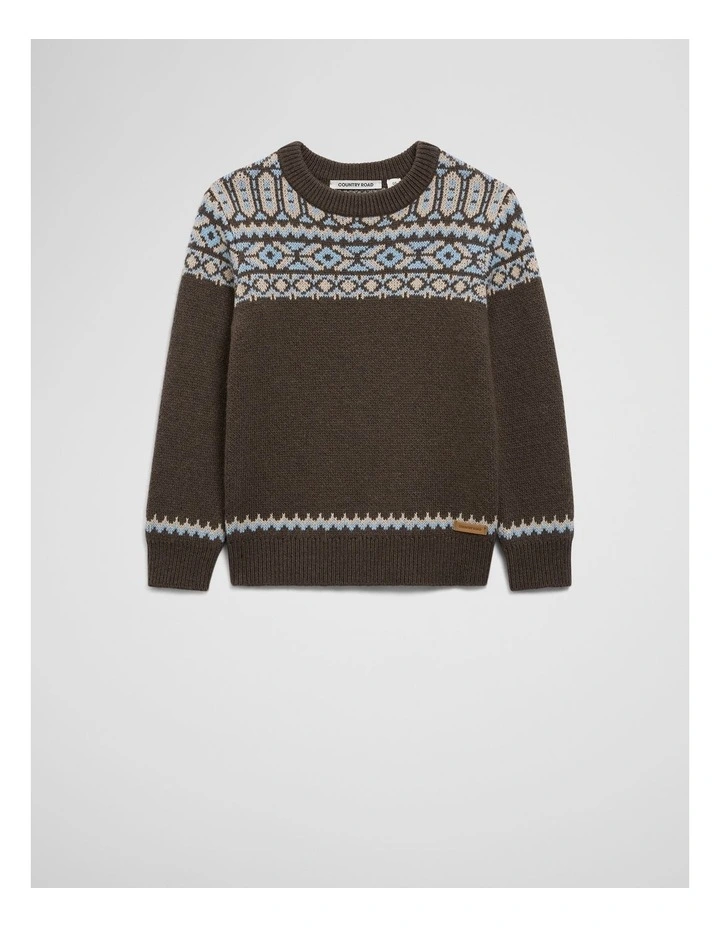 Fair Isle Knit in Cocoa image 5