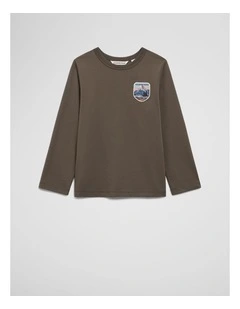 Organically Grown Cotton National Park T-shirt in Cocoa