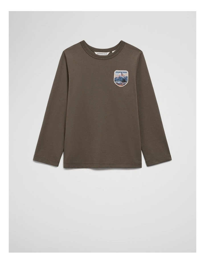 Organically Grown Cotton National Park T-shirt in Cocoa image 1