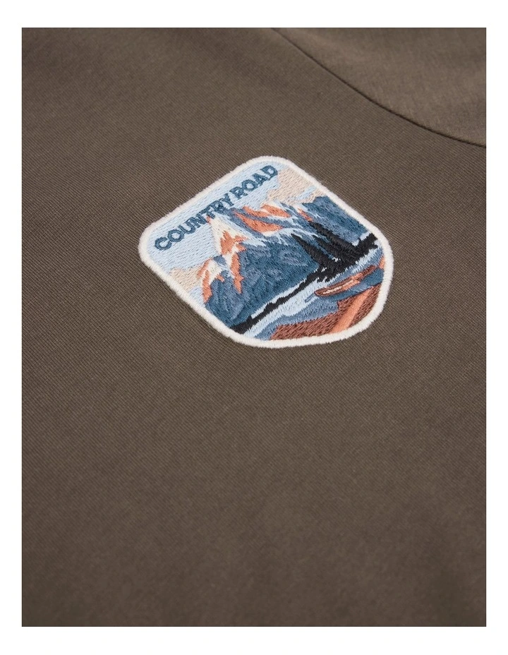Organically Grown Cotton National Park T-shirt in Cocoa image 2