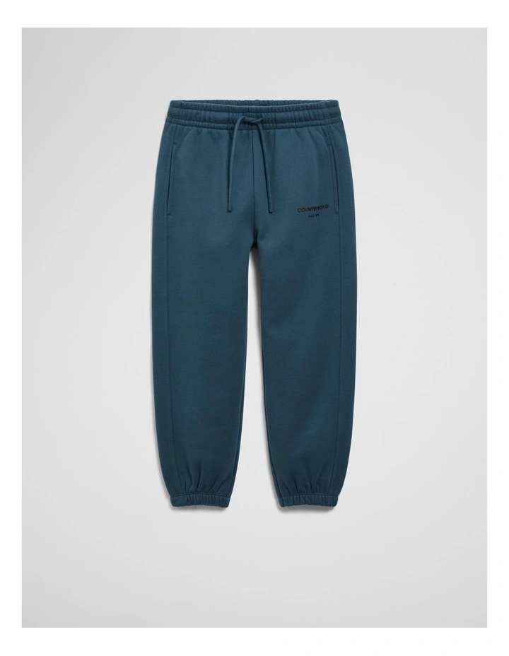 Australian Cotton Modern Track Pant in Deep Blue image 1