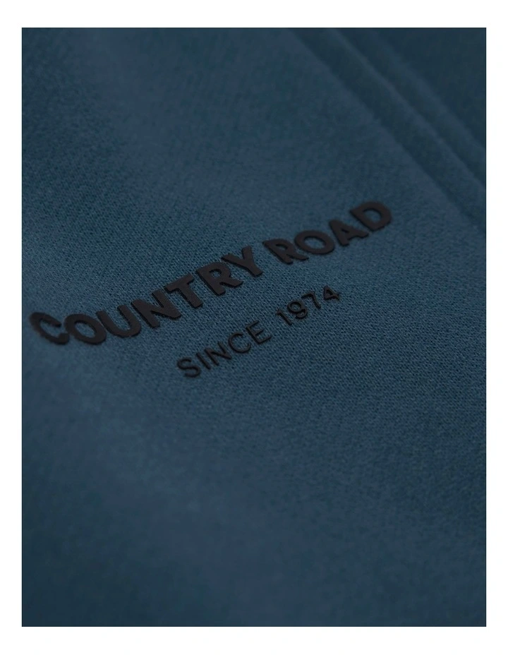 Australian Cotton Modern Track Pant in Deep Blue image 2