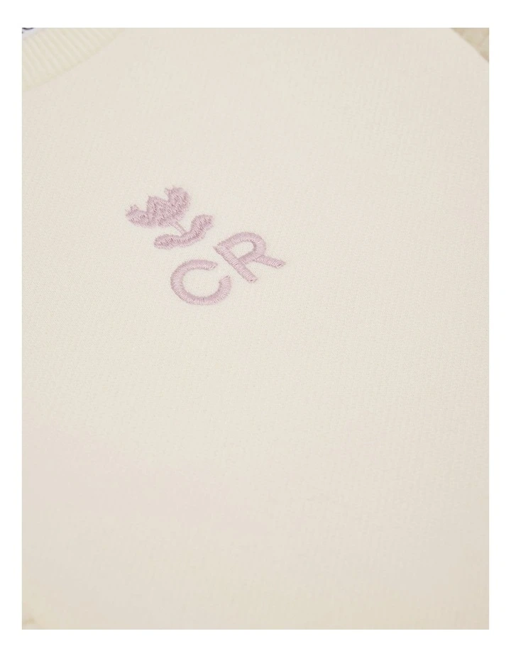 Australian Cotton Frill Sweat in Eggshell image 2