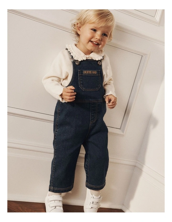 Denim Overall in Light Wash image 2