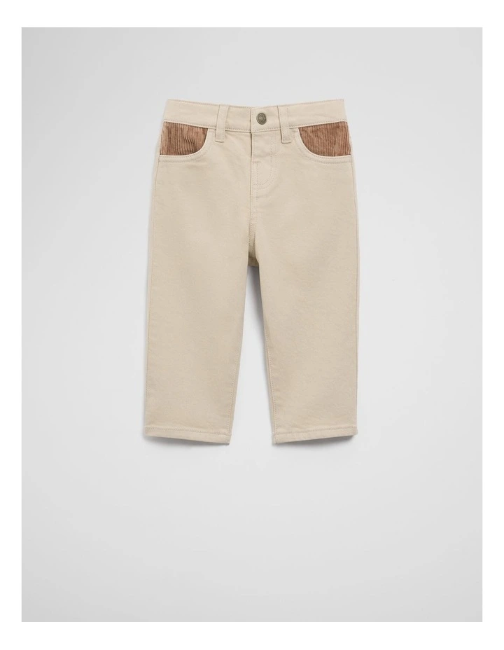 Pocket Detail Jean in Wafer image 1