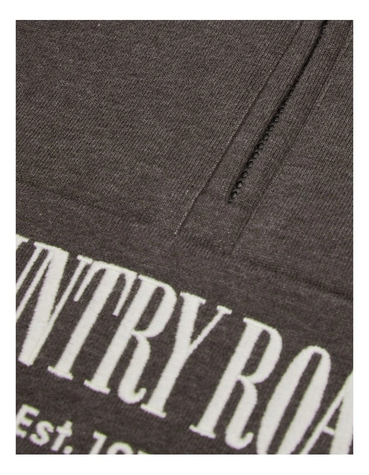 Australian Cotton Heritage Half Zip in Cocoa Marle image 5