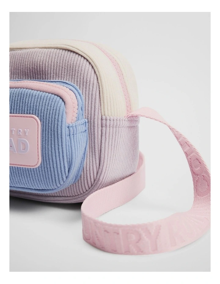 Corduroy Pocket Crossbody in Soft Lilac image 3