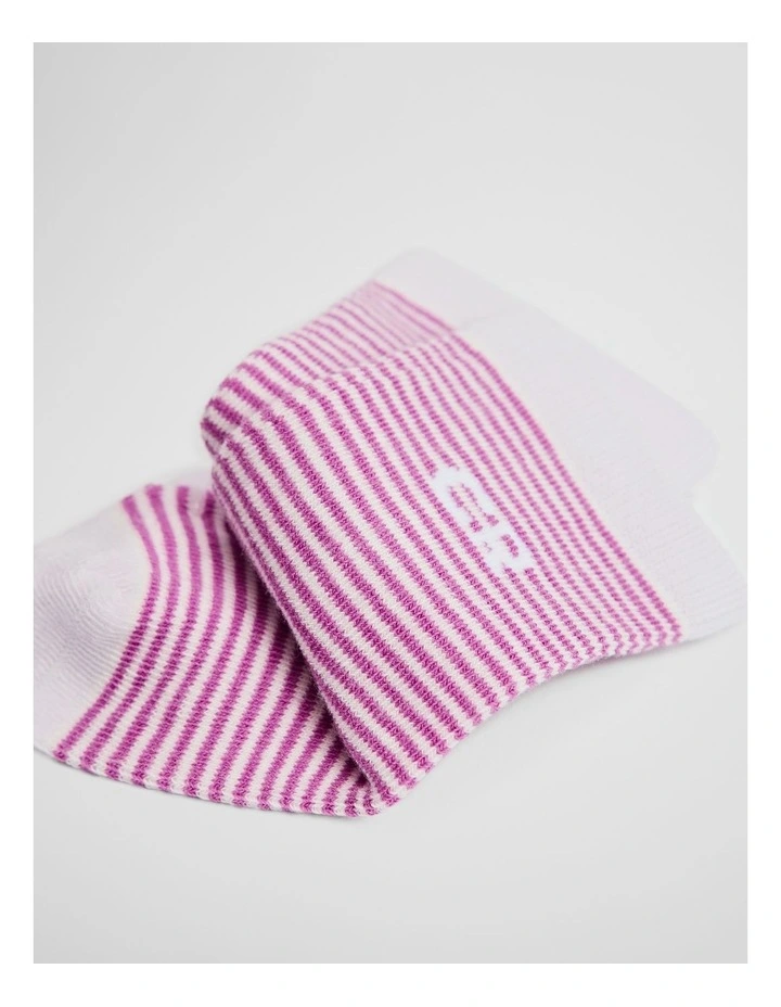 Country Road Baby Sock Pack Of 4 in Pink Multi image 2