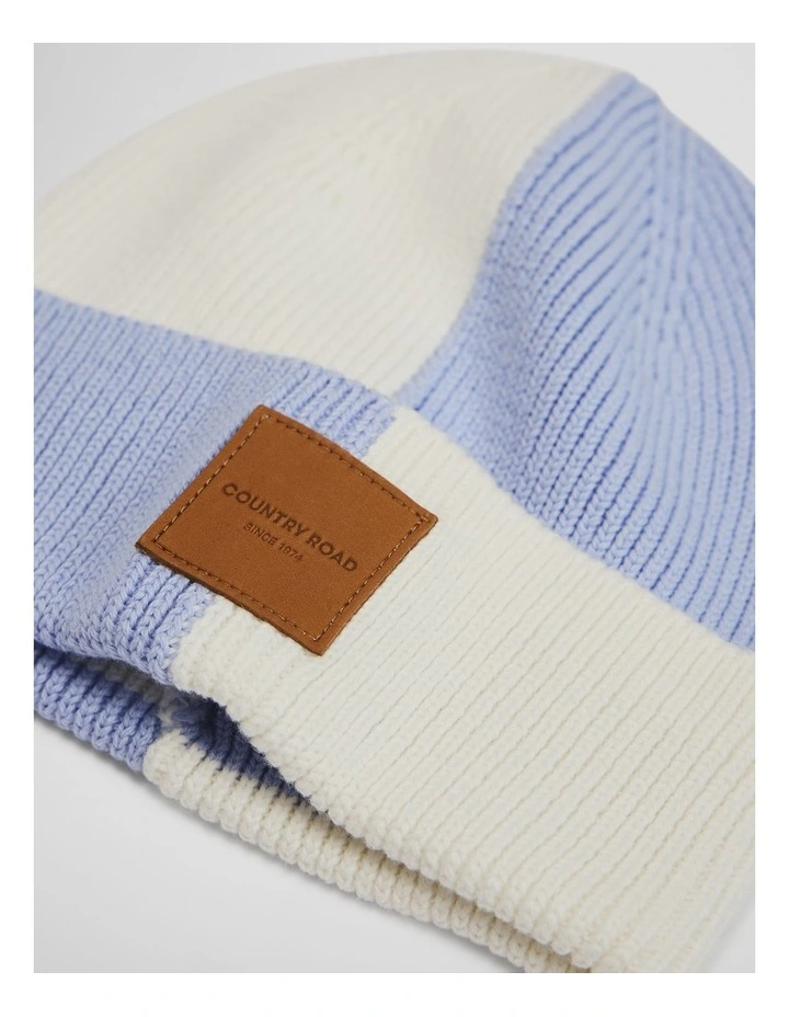 Spliced Beanie in Bluebell image 2