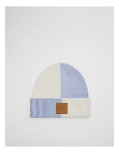 Spliced Beanie in Bluebell