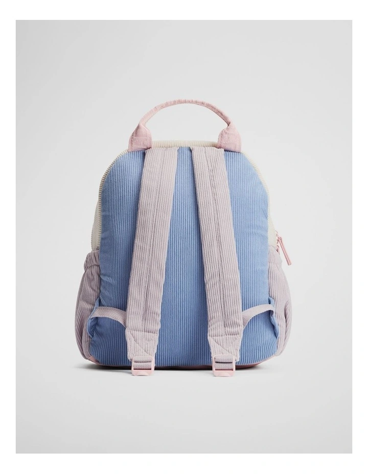 Corduroy Backpack in Soft Lilac image 2