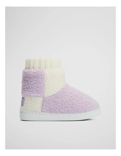 Piper Slipper Boot in Soft Lilac