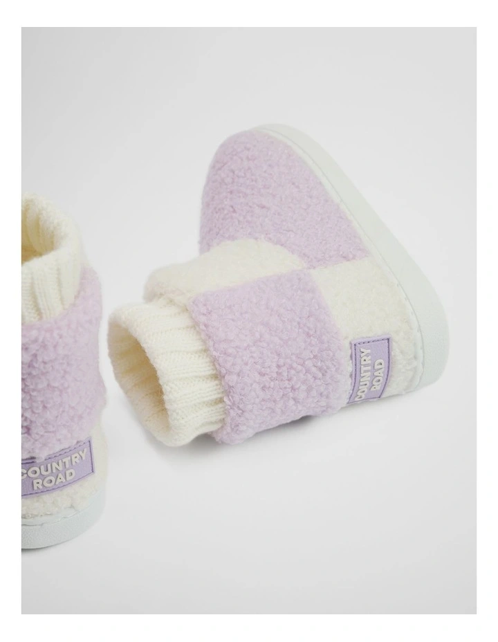 Piper Slipper Boot in Soft Lilac image 2