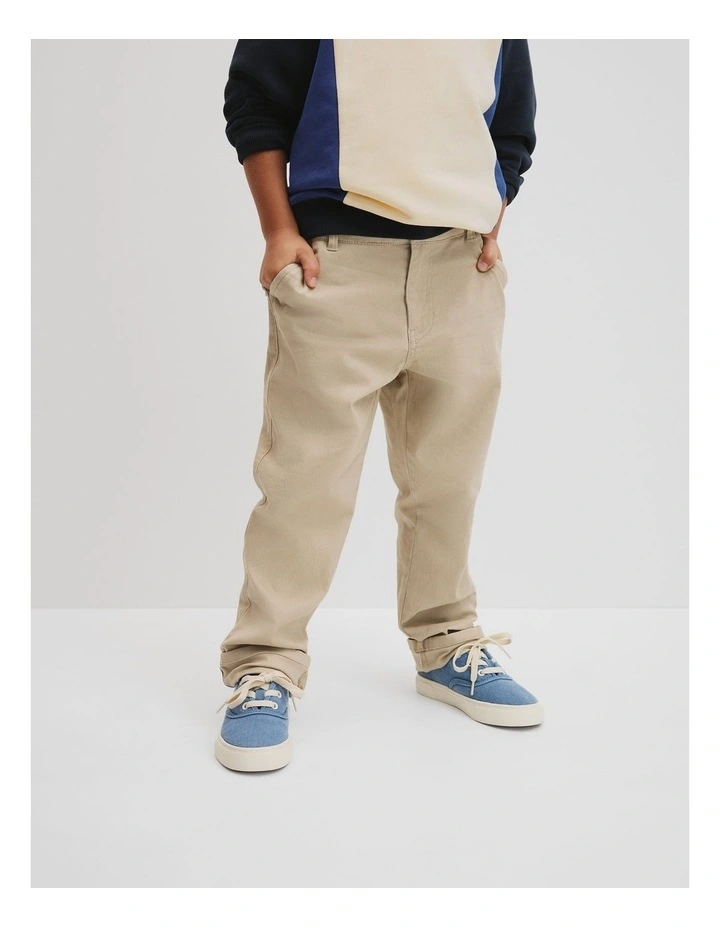 Chino Pant in Taupe image 2
