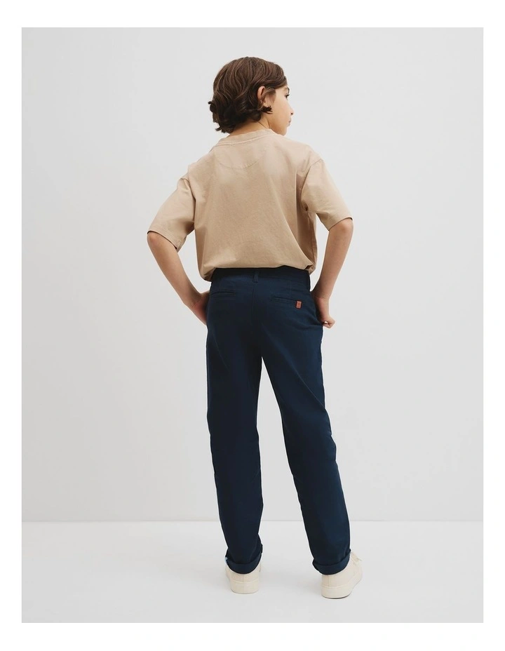 Teen Chino Pant in Navy image 4