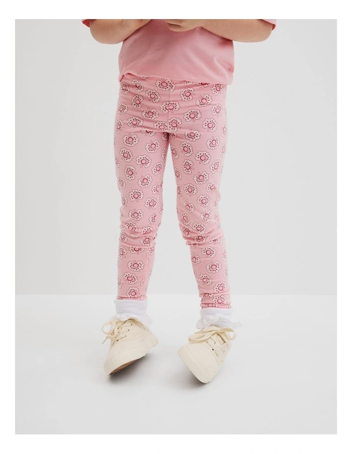 Short Sleeve Poppy Osize T-shirt in Blush image 3