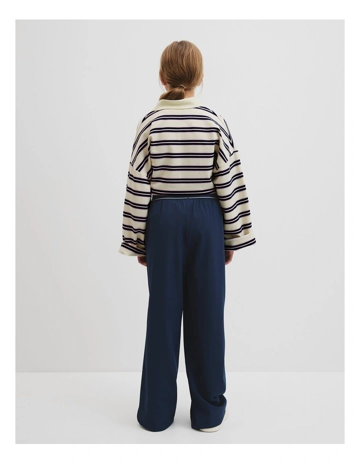 Logo Pull On Pant in Navy image 4