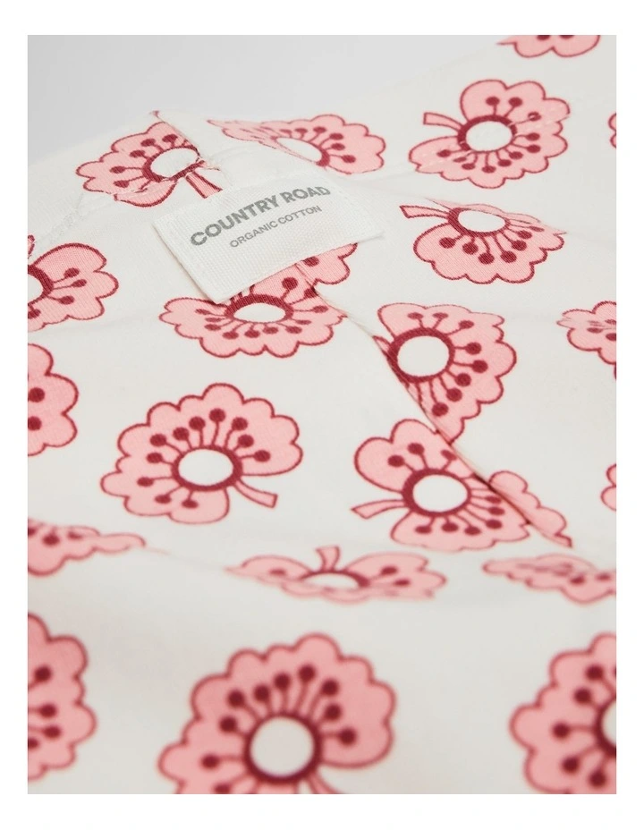 Printed Legging in Vanilla Poppy image 2